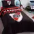 COMBO FUTBOL RIVER PLATE ACOLCHADO NEGRO + SABANA TWIN