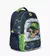 MOCHILA footy ESPALDA 18″ SKULL ROJO azul CON LUZ LED f5373