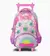 MOCHILA CARRO 18″ RAINBOW POP IT ROSA CON LUZ LED F6301 en internet