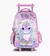 MOCHILA FOOTY CARRO 18″ SWEET LEOPARD ROSA Y LILA CON LUZ LED F6351 - comprar online