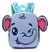 MOCHILA SKORA TERMOFORMADA ELEFANTE 12" ESPALDA - MD35292