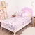 combo sabanas + cubrecama unicornio 1 1/2 p linea piñata mundo moda kids