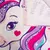 Toallon de unicornio piñata de 70 x 130 cm mundo moda kids - comprar online