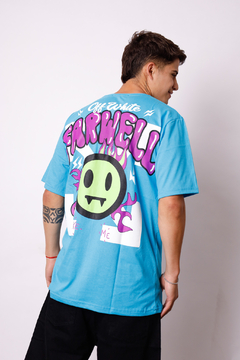REMERA OVERSIZE CARA OFF WHITE - comprar online