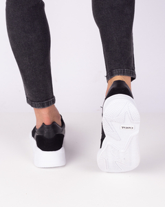 ZAPATILLA QUEBEC BLACK AND WHITE - comprar online