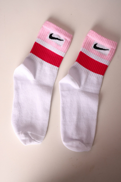 MEDIAS 3/4 NIKE FRANJA ROSA - comprar online