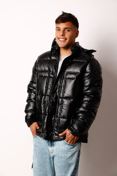 CAMPERA PU BRILLOSA