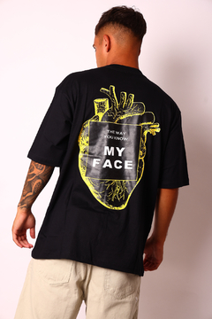 REMERA OVERSIZE MY FACE - tienda online