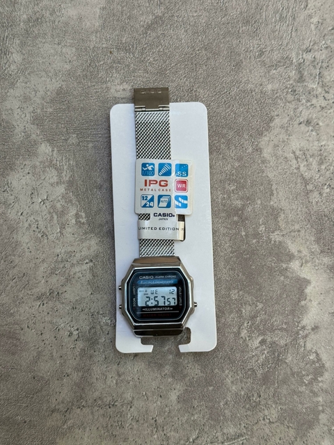 RELOJ CASIO VINTAGE MALLA TRENZADA - comprar online
