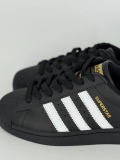 ZAPATILLAS ADIDAS SUPERSTAR BLACK (GAMA ALTA) - Blackmonkey Style Córdoba