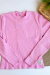 Blusa Infantil Cinti Inverno Manga Longa Canelada Rosa - comprar online