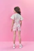 Conjunto Infantil Cinti Verão com Shorts Rosa e Blusa Branca Ursinha Love com Strass na internet