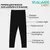 Calça Legging Infantil Em Algodão Malwee Kids - Preto na internet
