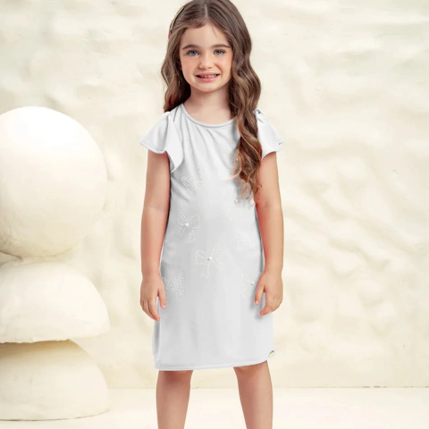 Vestido Milli & Nina Off White