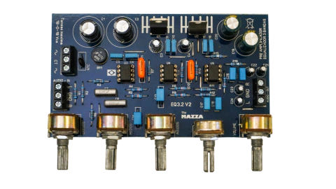 Pre Amplificador Equalizador 3 Tons, Balanço, Vol. HI-FI