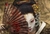 Geisha con abanico