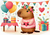 @SILV_IA.ARTE - Capybara party - comprar online