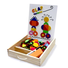 Imantado doble: Geométricos + Letras