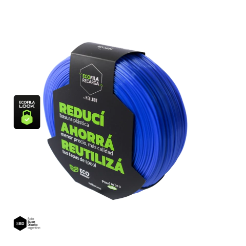 Filamento HELLBOT ECOFILA LOCK RECARGA PLA 1Kg 1,75mm en internet