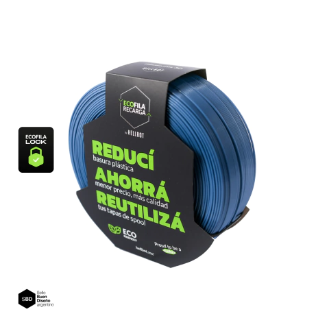 Filamento HELLBOT ECOFILA LOCK RECARGA PLA 1Kg 1,75mm