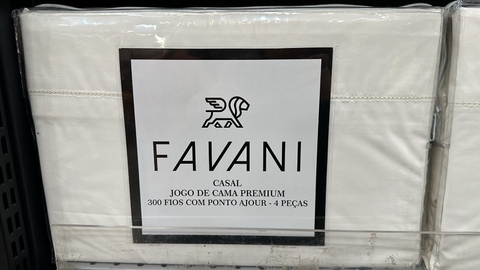 Jogo de Cama casal Creme Liso 4 Peças - comprar online