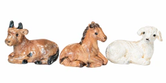 PRESÉPIO NATALINO EM RESINA 7 PEÇAS 6.5 CM - comprar online