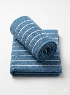 TOALHA DE ROSTO ROMA WAVE AZUL MARINHO 50X70CM - comprar online