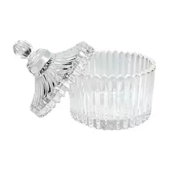Lu4009 - Bombonierre, Transparente, 10cm X 6,5cm, Feito em Vidro - comprar online