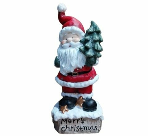 Lu2221 - Enfeite Natalino Papai Noel com Luz, Vermelho e Branco, Operado a Bateria, 19,5cm X 18cm X - comprar online