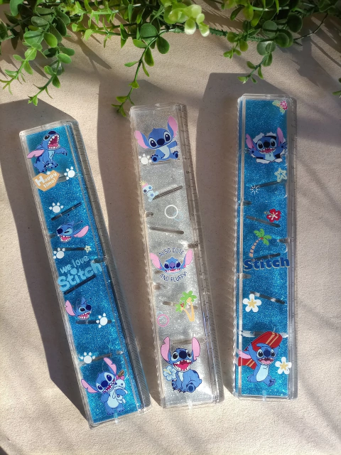 Régua 20cm com Àgua e Glitter Stitch Labirinto