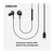 Auricular Akg Cable M89 Tipo-C Samsung Negro - tienda online