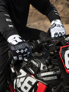 GUANTES FOX 180 IMAGE COSMO GLOVE WHT BLK - comprar online