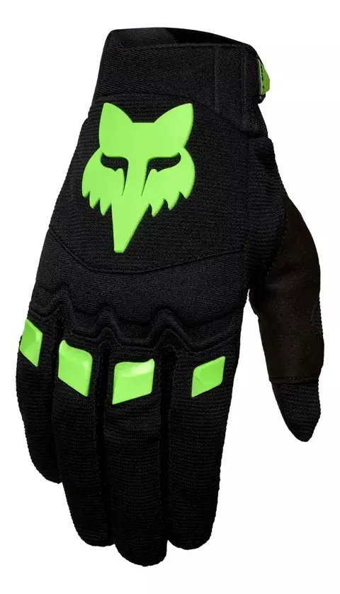GUANTES FOX MX DIRTPAW DRIVE NEGRO Y VERDE - comprar online