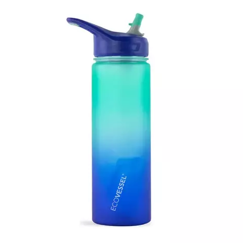 ECOVESSEL WAVE TERMO PLASTICO TRITAN LIBRE BPA BPS GALACTIC OCEAN 24oz/ 709 ml