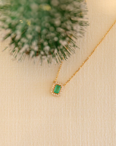 Colar Verde Esmeralda