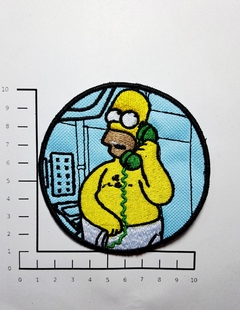 PARCHE BORDADO HOMERO TENGO UNA TOALLA (LOS SIMPSONS) - comprar online