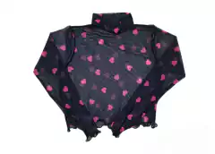 CROP MESH HEART ♡