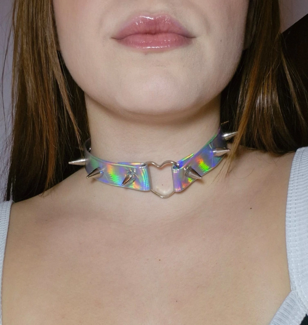 Choker Ancho Puas + ♡ thumbnail 3