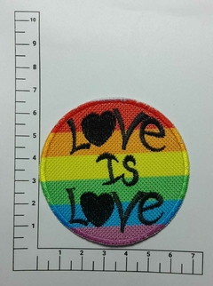 PARCHE TERMOADHERIBLE LOVE IS LOVE (PRIDE)