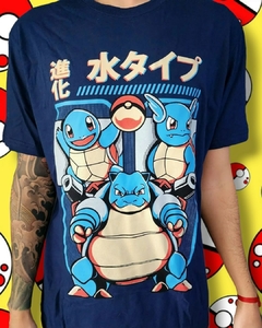 REMERA SQUIRTLE EVOLUCIONES