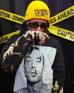 BEANIE DEATH BORDADO (GORRO DE LANA) - comprar online