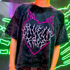 REMERA CRUELTY FREE CROP *ACID*