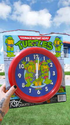 RELOJ DE PARED TMNT (TORTUGAS NINJA)
