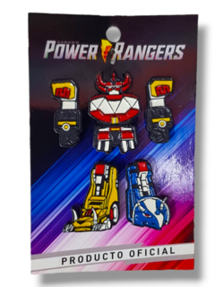 PACK DE PINS POWER RANGERS