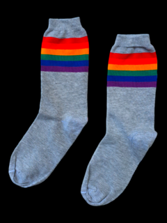 MEDIAS RAINBOW GRIS (PRIDE)