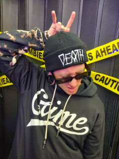 BEANIE DEATH BORDADO (GORRO DE LANA) - tienda online