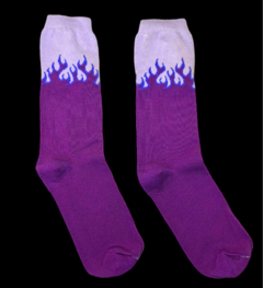 MEDIAS PURPLE FLAMES