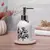 Dispenser Jabonero de Cerámica - Flores