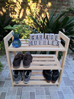 Zapatero Organizador De Pino