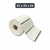 Etiqueta de Nylon Resinado c/ Tarja Preta - 33x50mm e 3 col.